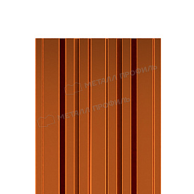 Штакетник металлический МЕТАЛЛ ПРОФИЛЬ TRAPEZE-T 16,5х118 (AGNETA-20-Copper\Copper-0.5)