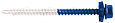 Заказать качественный Саморез 4,8х70 ПРЕМИУМ RAL5005 (синий насыщенный) в нашем интернет-магазине.